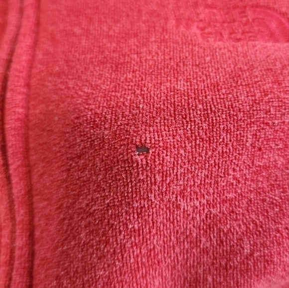 The North Face Terrycloth Full Zip Hoodie Jacket Polartec Small - Picture 6 of 13